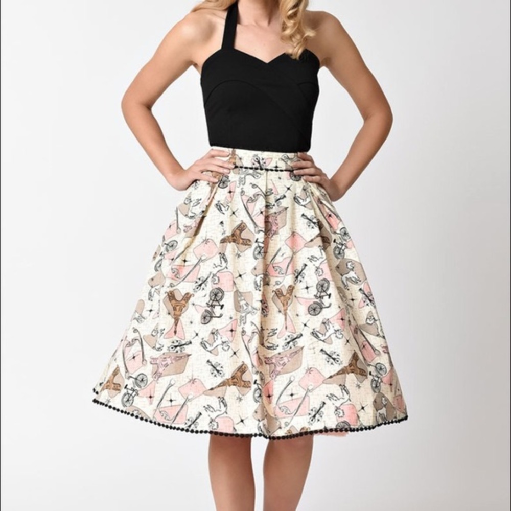 Voodoo Vixen Marienne Pinup Skirt